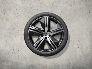 22' Macan exclusive design summer wheel-and-tyre set, with aeroblades carbon. Porsche Macan-e - 95C044660Q