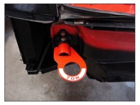 Gancio di traino retrattile Rennline. Porsche 964 / 986 Boxster / 996 - E67