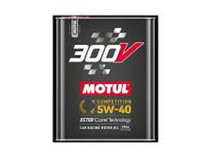 Aceite de motor MOTUL 300V COMPETITION 5W-40 2 litros - 110817