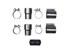 Exhaust Fitting Kit for 976 Panamera Slip-On Line Titanium Exhaust. Porsche 976 Panamera V6 - P-MF1052