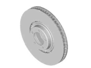 Rotor de disque de frein avant. Porsche Taycan 02/2020>> (référence OE 9J615301B/9J6153012B) - 9J615301B, 9J615302B