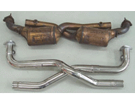 Tubos de derivación del convertidor catalítico de escape. Porsche 996 GT3 - 99611112108, 99611302193, 996113021EX, 99611302197, 996113021FX, 99611302293, 996113022EX, 99611302297, 996113022FX