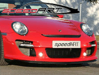 Parachoques delantero con labio inferior y conducto de aire SpeedArt BTR-XL. Porsche 997 Carrera / S
