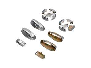 Remplacement des boutons de siège en argent galvanoplastie 14 voies - 99161371301DMN, 7PP959748PDMN