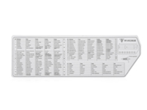 Sicherung und Relais der Komponentenkarte. Porsche 911 Carrera (1987-88) - 91161224302
