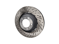 Brake disc rotor, Rear. Porsche 981 Cayman GT4 - 98135240780, 98135240880, 205971C, 205970C