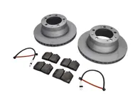 Pastiglie freno posteriori e pacchetto disco freno. Porsche 944 S2 3.0L 16V 1989-91 Zimmermann - 95135204105, 94461236502, 96435193903, 95135193908, 95135204102
