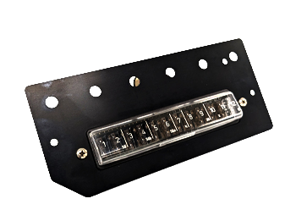 Panneau de fusibles avec couvercle, 12 fusibles pour mise à niveau du fusible à lame. Porsche 914 - 91461231510, 91461231610, 91461231910, 91461231911 - RD-914.FP