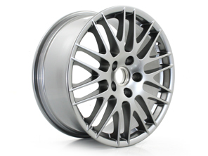 20-Zoll RS Spyder Design Alufelge vorn / hinten, in Titanmetallic. Porsche 958 Cayenne 2015>> - 95836214811EP8, 95836214810EP8, 95836214810, 95836214811