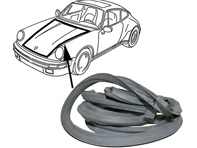 Bonnet / hood, front trunk rubber seal. Porsche 911 1974-89 - 91151192302, 91151192302, 91151193201, 1685500300 - URO-009913