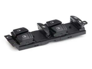 Commutateur de commande de vitre de porte côté conducteur. Porsche 955 / 957 Cayenne - 95561315602, 95561315601 - KPS-294