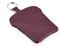 Leather Key pouch in Burgundy for Porsche - PCG044100003MX