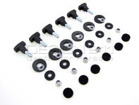Fitting kit for grille for rear spoiler lid Porsche 911 1965-68 - 90155904121, 90155942121, 90151179121, 90015102703, 99908410202