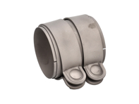 Exhaust clamp in Titanium for rear silencer to catalytic converter Porsche 992.1 / 992 Turbo - 992253143A