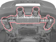 Sportauspuffanlage. Porsche 911 (991.2) 2017>> - 99104420030