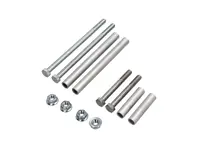 Auspuffhalter-Montagesatz (12 Teile) Porsche 996 / 997 / 997.2 - 99611123000, 90037810501, 90037818301, 99611123100, 90038000501