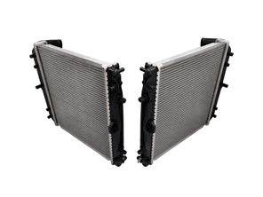 Radiateur pour liquide de refroidissement à eau. Porsche 996 / Boxster 986 (référence OE 99610613151 / 99610613251) - 8MK376714291, 99610613151, 99610613151, 99610613150, 8MK376713791, 8MK 376 713-791, 99610613251, 99610613181
