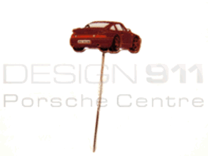 Stick Pin 'Porsche 911 Turbo' Rouge rubis