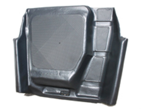 Plastic front trunk liner luggage mat. Porsche 356B T6 / 356C - 64455110306, NLA.551.103.06