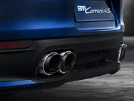 Auspuff Sportendrohre, in Silber. Porsche Carrera/Targa - 992044200