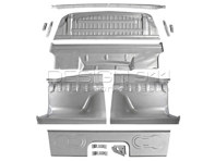 KIT ÉLÉMENT DE SIÈGE ARRIÈRE PORSCHE 1969-71 901 BOÎTE DE VITESSES - 91150195100, 90150177000, 90150177100, 1680250310, 91151203560, 90150308140, 91150195150, 90150208100, 91150100020