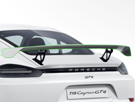 Alerón trasero, imprimado. Porsche 718 Caimán GT4 - 982825491G2X, 982825491