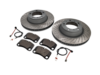 REAR Brake Pads and Brake Disc Package Porsche 997 3.6L C2