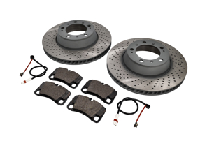 HINTERE Bremsbeläge und Bremsscheibenpaket Porsche 997 3.6L C2 - 99635240501, 99635240502, 99635240601, 99635240602