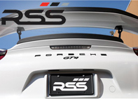 RSS Coprimotore posteriore Carbon Areo Gurney Flap. Porsche 981 Cayman GT4 - 253, 98150551381