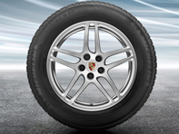 Cerchi in lega da 18' Macan S e pneumatici invernali originali Porsche - 95B044630B, 95B044640B