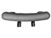 Exhaust muffler / silencer rear box. Porsche 914 1.7L, 1.8L 08/1969-07/1974 - 91.408, 91408, 1620604600, 021251053C, 021251101E, 021251101K - 91.408, 1620604600