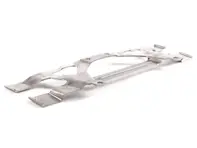 Halterung für Abgasschalldämpfer. Porsche 996 Turbo / 997 Turbo / 997 GT3 - 99611102471