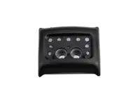 Stoßstangenschutz vorne, Satinschwarz. Porsche 964 US-Spezifikation. - 9645051570001C