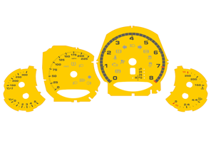 Ziffernblattsatz, PDK / MPH. Porsche 991.1 Turbo/Turbo S