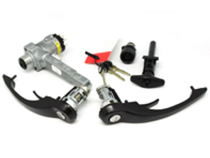 Doors, Ignition, Bonnet, Glovebox Lock Set Complete. Porsche 911 1965-89 - 91153890113, 91153890114