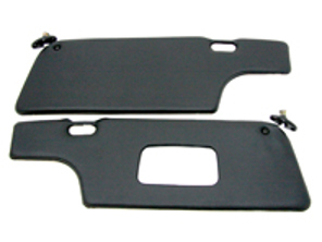 Sonnenblenden-Kit links und rechts. Porsche 911 1969-89 Coupé LHD - 91173133000, 1689800110, 911798031, 91173103102, 91173103202, 1689800116, PCG73103202, PCG73103102, 96473103100CA9, 96473103200CA9