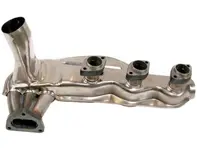 Abgaswärmetauscher, Edelstahl poliert. Porsche 911 1984-89 - 91.104, 91.104S, 1623103900, 1623104000, 93021102901 - 1623104000