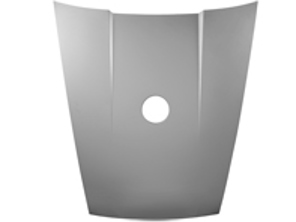 Alu-Motorhaube auf Stahlrahmen mit Tankeinfüllöffnung in der Mitte, RSR-Optik. Porsche 911 73-89 - 1680101500, 591110RSRALU, 91151101003GRV, 91151101004GRV, 91151101003, 91151101004 - 1680101500