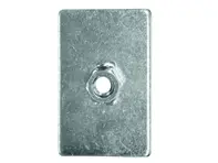 Plaque de renfort pour oeillets de harnais SCHROTH. Porsche 996 /997 / 981 / 991 - 00080, 94650-0, 94650-2, 94660-0, 94660-2, 94670-0, 94670-2, 94680-8, 94680-2, 94690-0, 94690-2, 94700-0, 94700-2, 94710-0, 94720-0