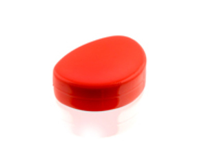 Bouton de commande de chauffage. ROUGE. Porsche 911 1969-85 / 914 - 90157191800
