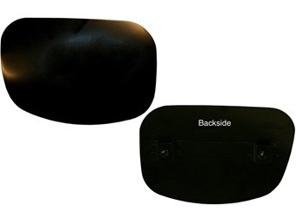 Tapa del orificio de la luz antiniebla del parachoques delantero. Porsche 911 1965-73 - 90250505521, 90250505621, 90250505521GRV, 90250505621GRV, 591007, 591008, 1684150170, 1684150180 - 1684150170, 1684150180