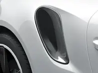 Luchtinlaten in achterste zijgedeelte van carbon. Porsche 991.2 Turbo/S - 99104480410, 99104480074, 99104480410, 991504371001E0, 991504372001E0, 99150492501, 99150492501G2X, 99150492601, 99150492601G2X, 99150493500A3G, 99150493600A3G