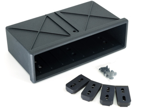 Compartiment de rangement pour radio. Porsche 964/993 - 91155246302, 9115524630270B - RNND.964.06.BLA/A