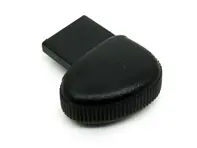 Bedienknopf der Heizung. Schwarz. Porsche 911 1986-89 - 9116131390001C, 9116131390101C