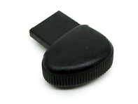Heater control knob. Black. Porsche 911 1986-89 - 9116131390001C, 9116131390101C