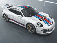 Ensemble d'autocollants décoratifs pour sports mécaniques Martini Racing Design - 99104480175, 99104480177