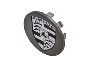 Enjoliveur de roue en platine satiné mat. Porsche 95B Macan 2019>> - 95B601150OB5, 95B601150