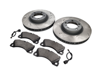 Pack de plaquettes et disques de frein AVANT. Porsche Panamera 3.0L Diesel / 4S - 298615301B, 298615302B, PAA698151, 95861236500