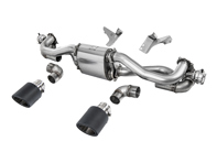 Milltek GPF-Back Valved Exhaust System With Carbon Jet-115 Tail Pipes. Porsche 718 Boxster / Cayman / GT4 2020>> - 982251053F, 982251053H, 982251053K