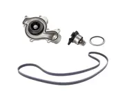 Waterpomp-, riem- en thermostaatset voor Porsche 9YA Cayenne / 971 Panamera / 95B.2 / 95B.3 Macan V6 - 9A712101304, 9A712168800, 9A110655900, 0PB121688, 9A790313710, 9A712101303